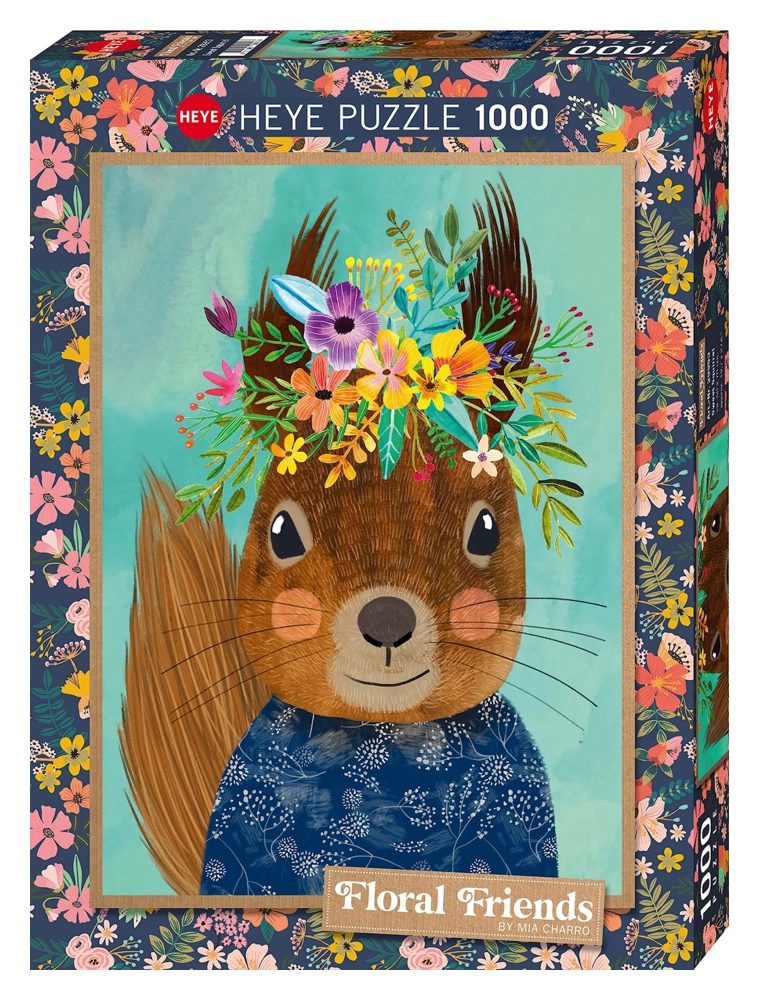 Sweet Squirrel - Floral Friends