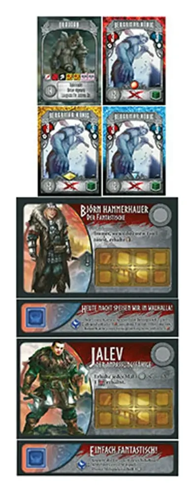 Champions of Midgard - Sonderkarten-Paket 1 (Jalev, Björn, Draudan)