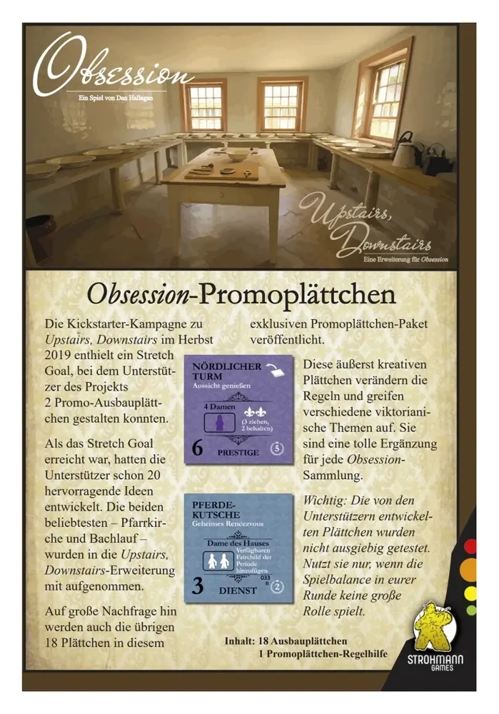Obsession - Promoplättchen