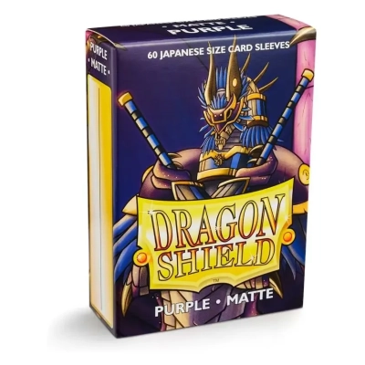 Dragon Shield Small Sleeves - Japanese Matte Purple (60 Sleeves)